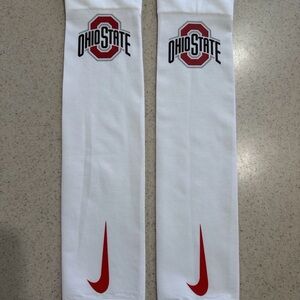 Nike Ohio State White Arm Sleeve Pair (L/XL) READ DESCRIPTION